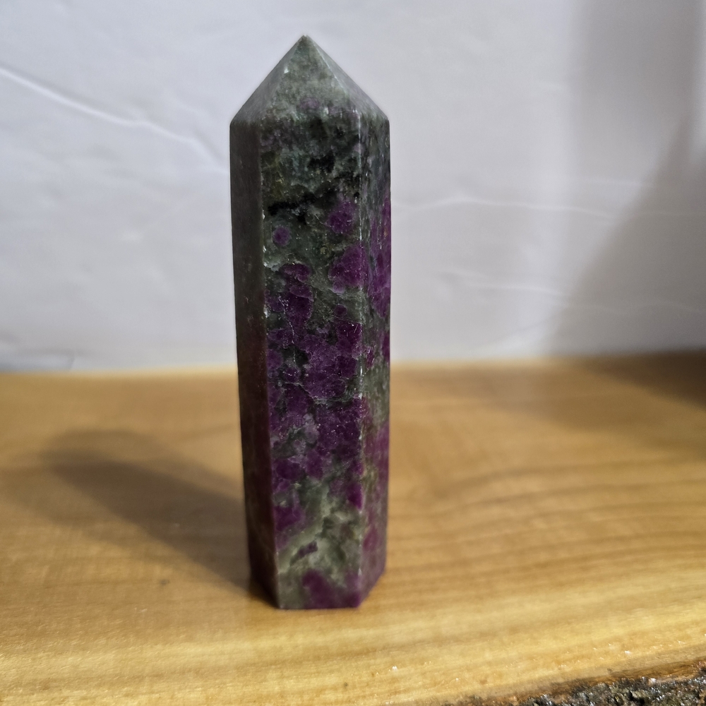 RUBY FUCHSITE CRYSTAL TOWER